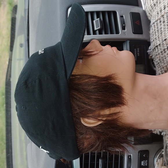 Bacardi Slideback Hat Black Adjustable Spice Things Up Embroidered Logo New - Picture 5 of 7